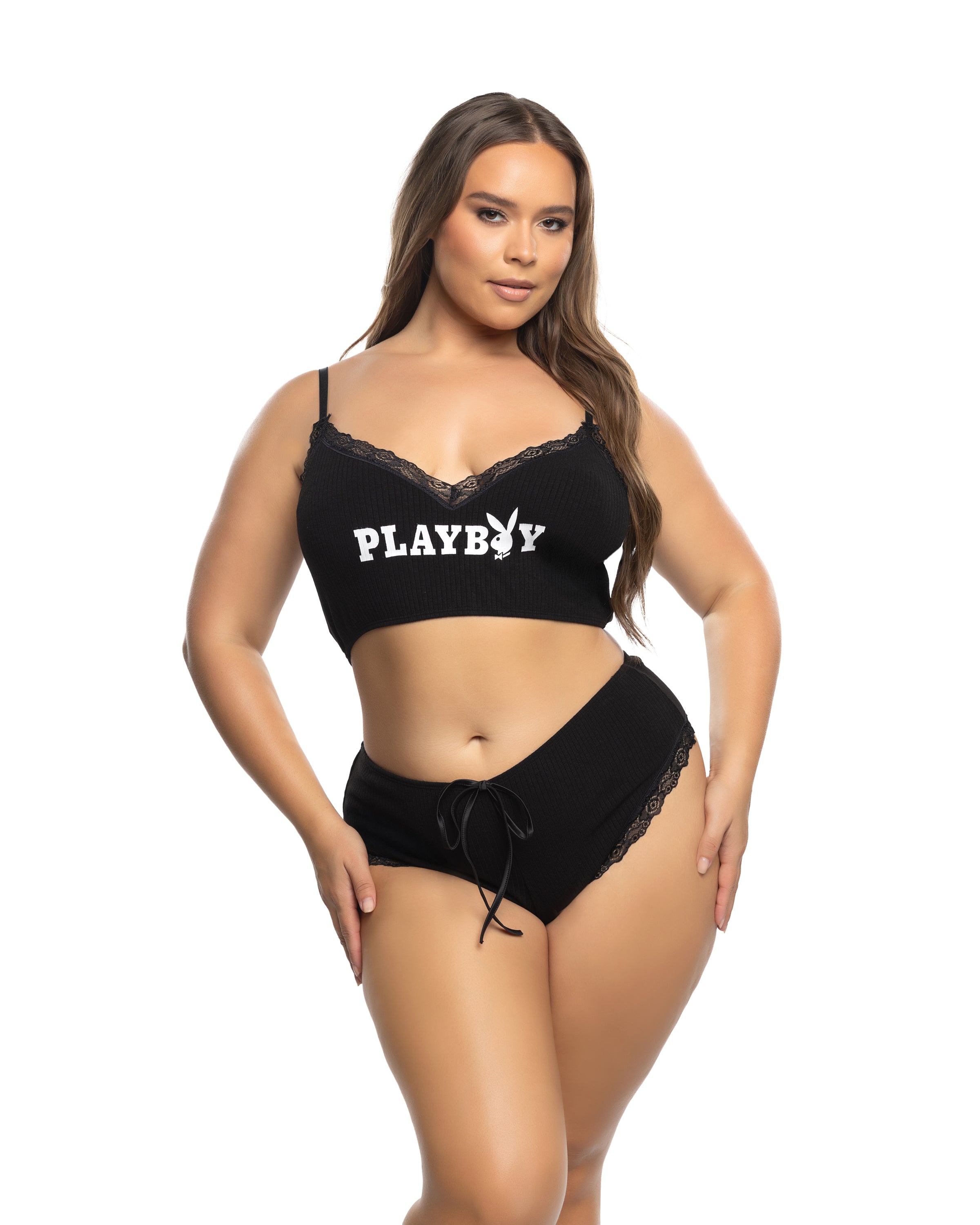 PBLI202 - Comfy Bunny 2pc Cropped Cami Set